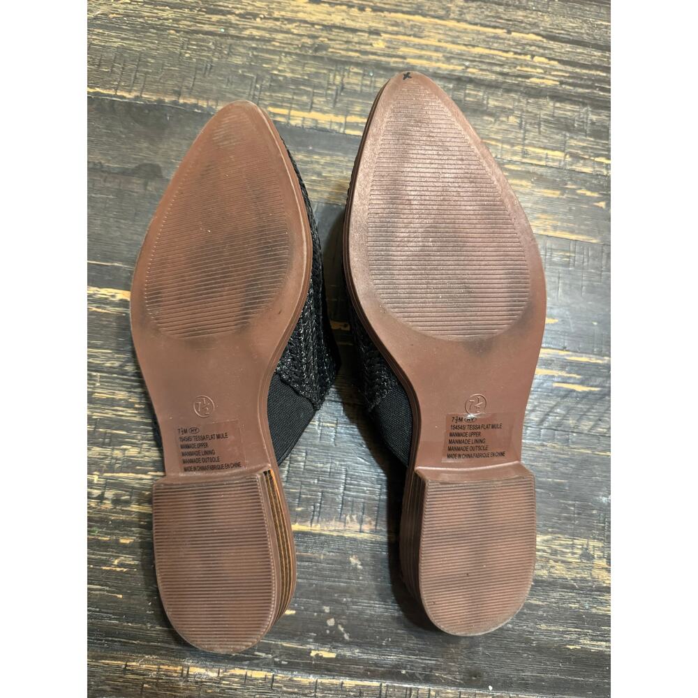 Maurices mules/flats Black Women 7.5 - Picture 3 of 4